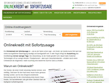 Tablet Screenshot of onlinekredit-mit-sofortzusage.info